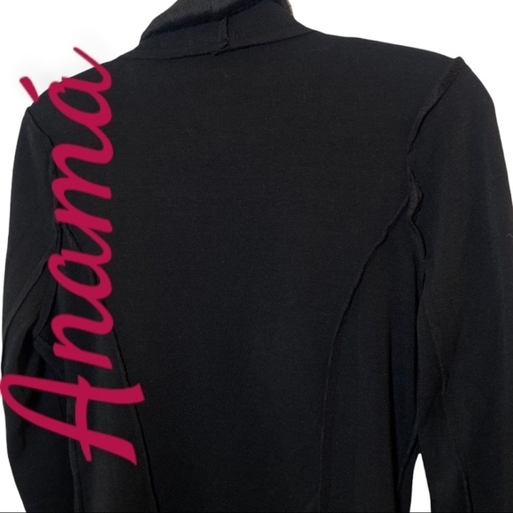 ANAMA DRAPE FRONT FAUX FUR OPEN CARDIGAN SWEATER JACKET FAIRYGOTH, SMALL - Picture 3 of 7